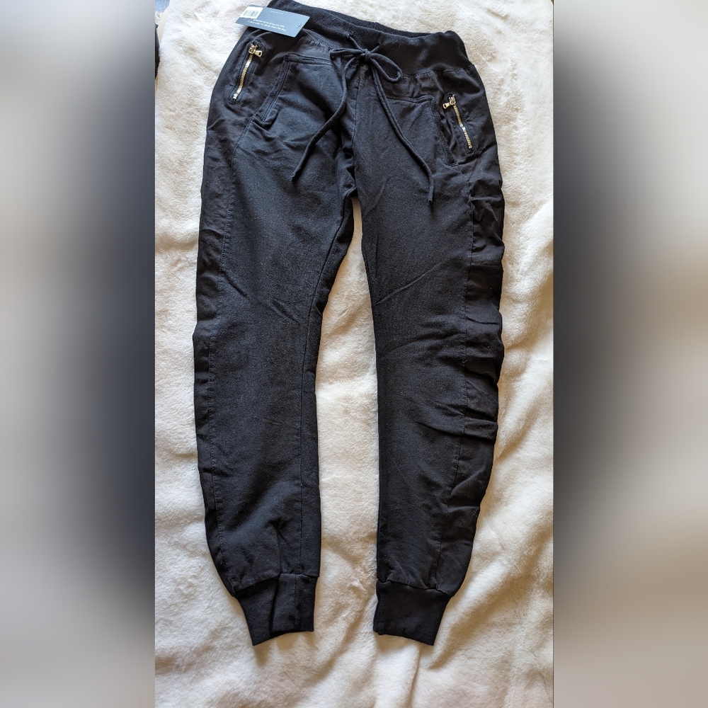SUZY D Black jogger pants Size: Small Produced in Italy